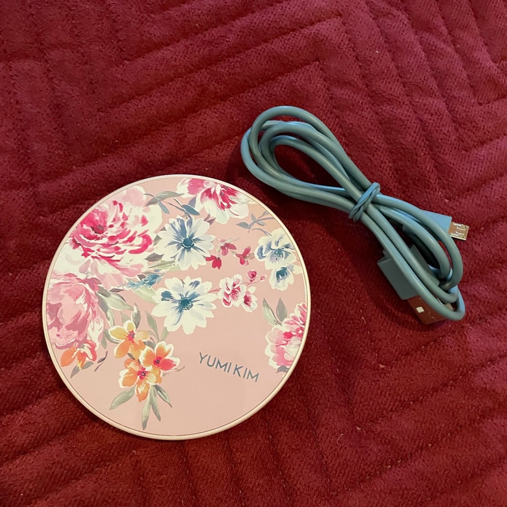 Yumi Kim charging pad. Cute and functional.